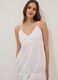 White organic cotton nightdress with straps_2