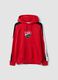 Red Ducati printed cotton-blend hoodie_0