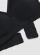 Schwarzer BH aus Stretchmaterial mit herausnehmbaren Cups_5