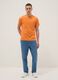 Orange Pure Cotton Short Sleeve Regular Fit T-shirt_1