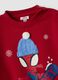 Red crew-neck cotton-blend sweatshirt with MARVEL Spider-Man print_2