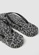 Multicoloured animal print flip-flops_1