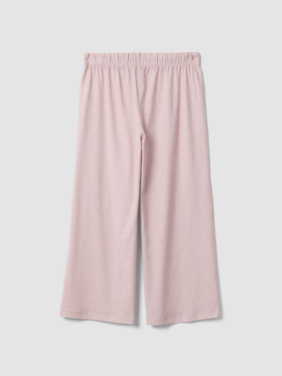 Pink organic cotton pyjama trousers_5