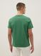 Green pure cotton short-sleeved t-shirt regular fit_3