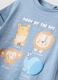 Blue short-sleeve organic cotton T-shirt_3