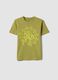 Green organic cotton short-sleeve T-shirt_0
