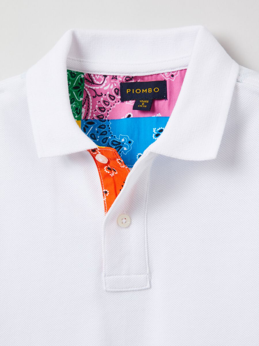 Polo shirt with paisley detail_2