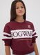 Red stretch-cotton sweatshirt with ribbed neckline, Harry Potter theme_0