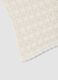 White pure cotton bandeau top with openwork knit_5