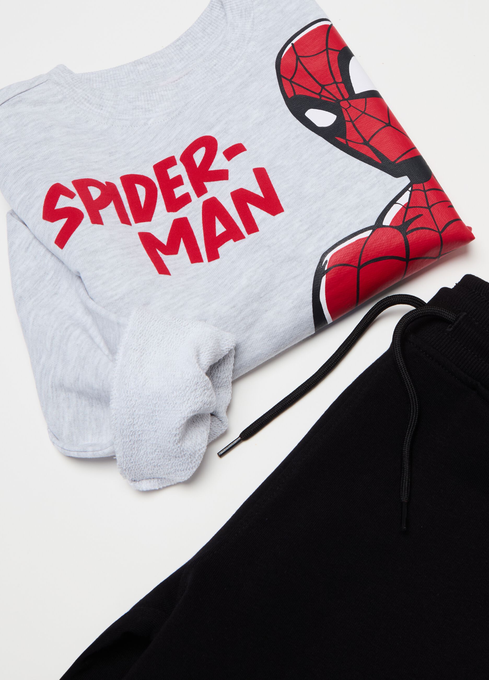 Jogging set con stampa Spider-Man