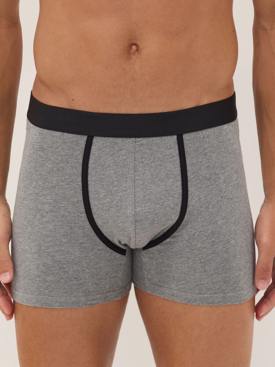 Three-pack of multicolour organic stretch cotton boxers_1