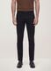 Schwarze Slim-Fit-Hose aus Stretch-Baumwolltwill_1