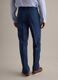Schmale Business-Hose aus reinem blauem Leinen_2