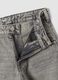 Grey pure cotton denim jeans, balloon fit_4