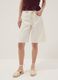 White pure cotton Bermuda shorts_2