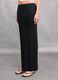 Black Ribbed Long Skirt_1