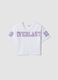 White pure cotton V-neck T-shirt_3