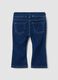 Jeggings blu in cotone elasticizzato flare fit per bimba_1