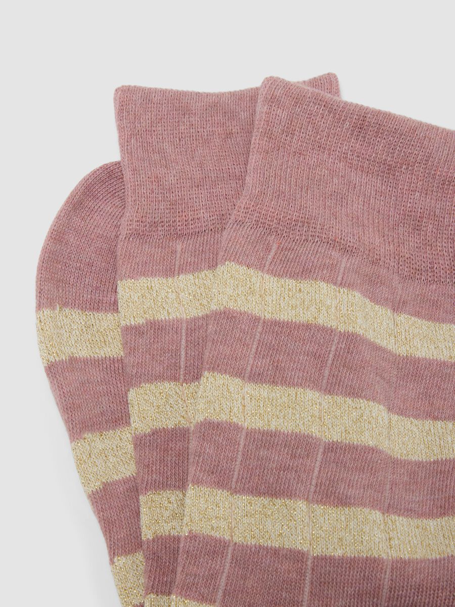 Multicolour striped stretch cotton-blend socks_2