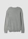Camisola cinzenta de decote redondo em mistura de viscose, corte regular_5