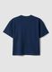 Children's Regular Fit Blue Pure Cotton T-shirt_4