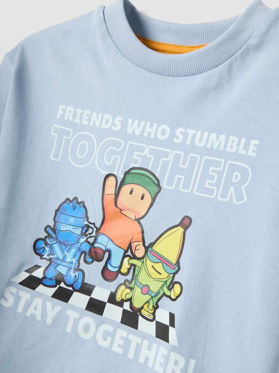 &Gamma;&alpha;&lambda;ά&zeta;&iota;&omicron; T-shirt &alpha;&pi;ό 100% &beta;&alpha;&mu;&beta;ά&kappa;&iota; &mu;&epsilon; &sigma;&tau;ά&mu;&pi;&alpha;, regular &epsilon;&phi;&alpha;&rho;&mu;&omicron;&gamma;ή_2