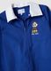 Boys&rsquo; blue school apron with zip and panda embroidery_2