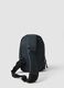 Borsa sportiva blu a tracolla con tasca frontale idrorepellente_1