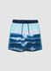 Boxer mare blu con stampa onde per ragazzo_0