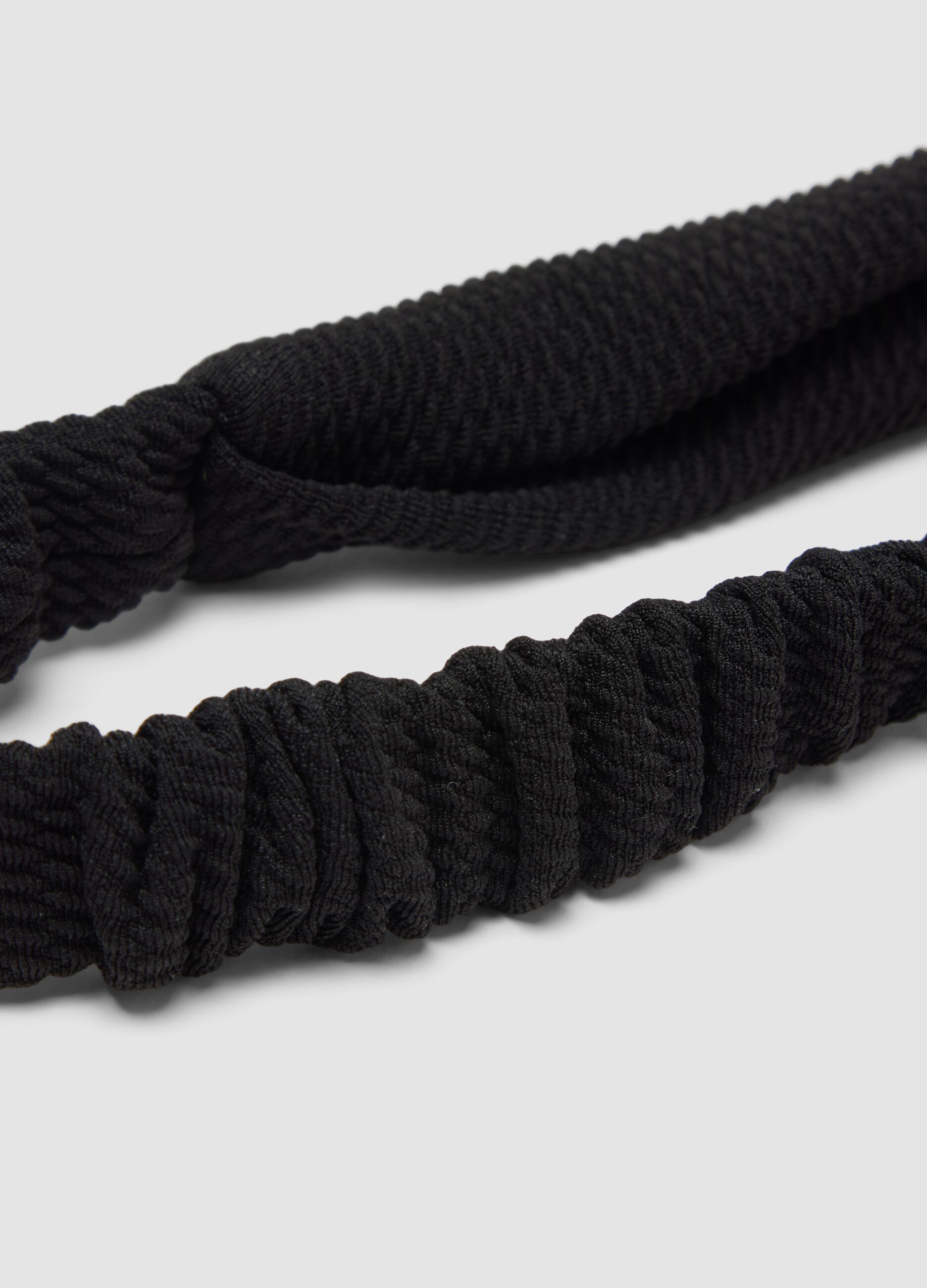 Black braided hairband