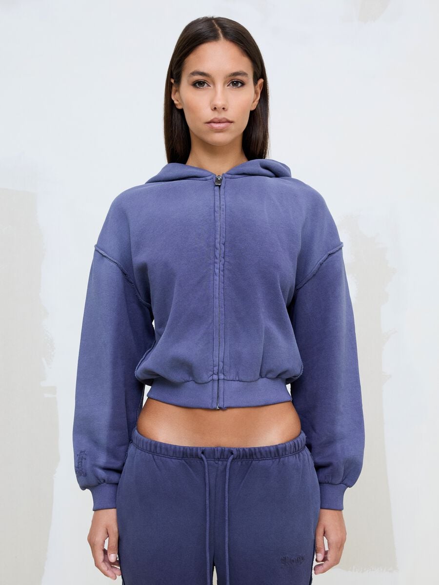 Sunfaded Hoodie mit durchgehendem Rei&szlig;verschluss &bdquo;Twilight&ldquo;_3