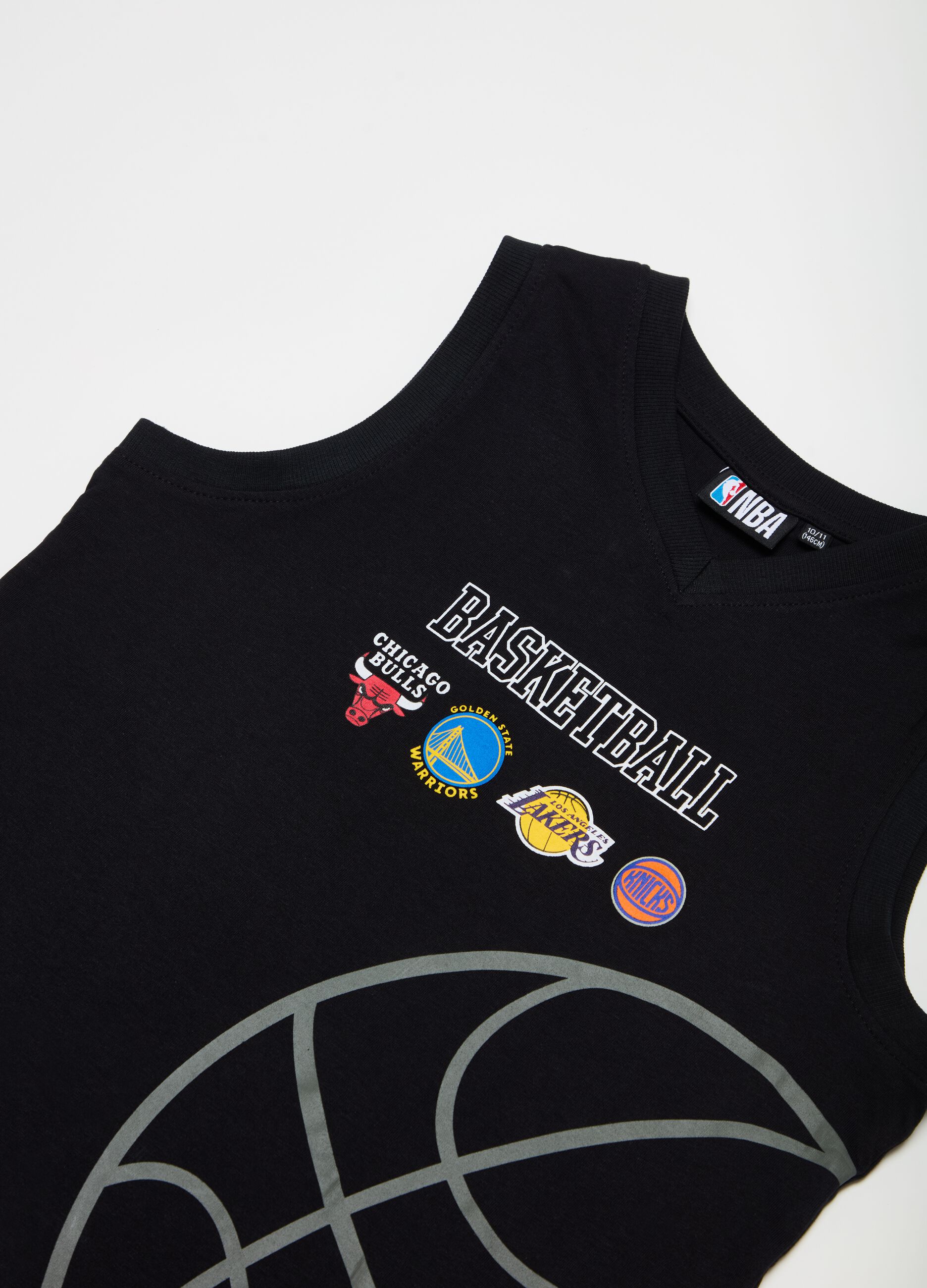 Camiseta de tirantes logos equipos NBA estampados