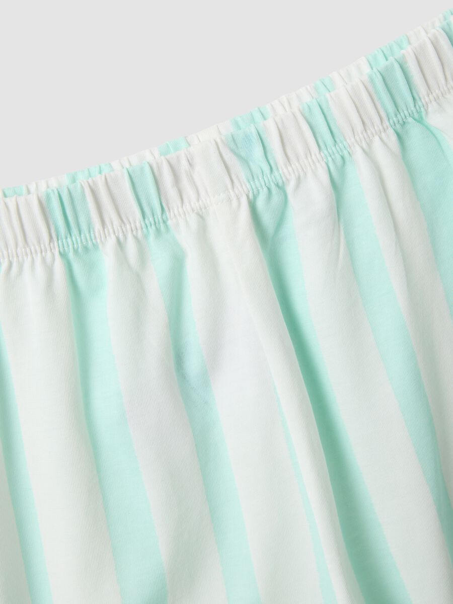 Hellblauer Kinderpyjama aus reiner Bio-Baumwolle, Regular Fit_2