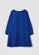 Blue girls&rsquo; school apron with Hello Kitty embroidery_1
