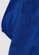 Blue boys&rsquo; school smock with zip and Sonic embroidery_3