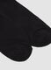 Bipack di calze midi nere in cotone elasticizzato_1