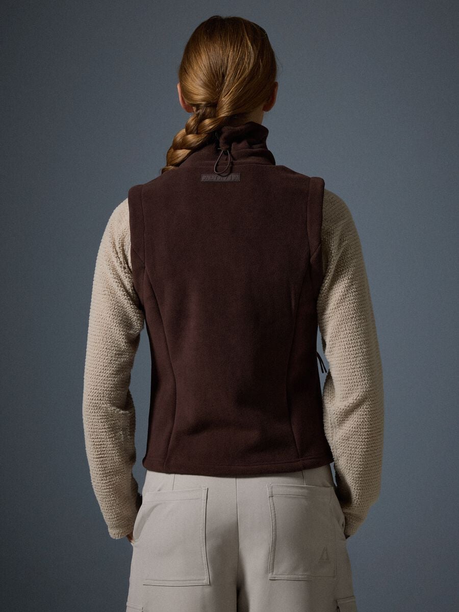 Full-Zip Fleece Gilet with 2-Way Stretch ALTAVIA WITH DEBORAH COMPAGNONI_3