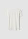 White pure cotton boy's t-shirt regular fit with print_1