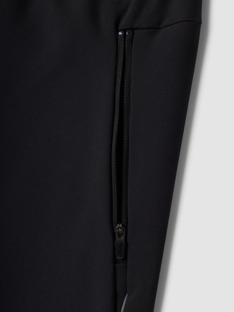 Black Easy Dry ALTAVIA stretch running trousers_6