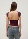 Violettes Top aus Stretchmaterial_3