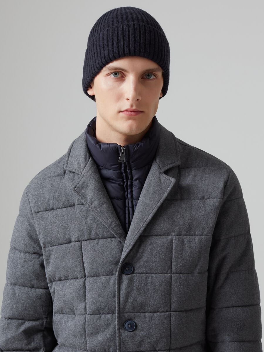 Short quilted jacket with full-zip vest_1