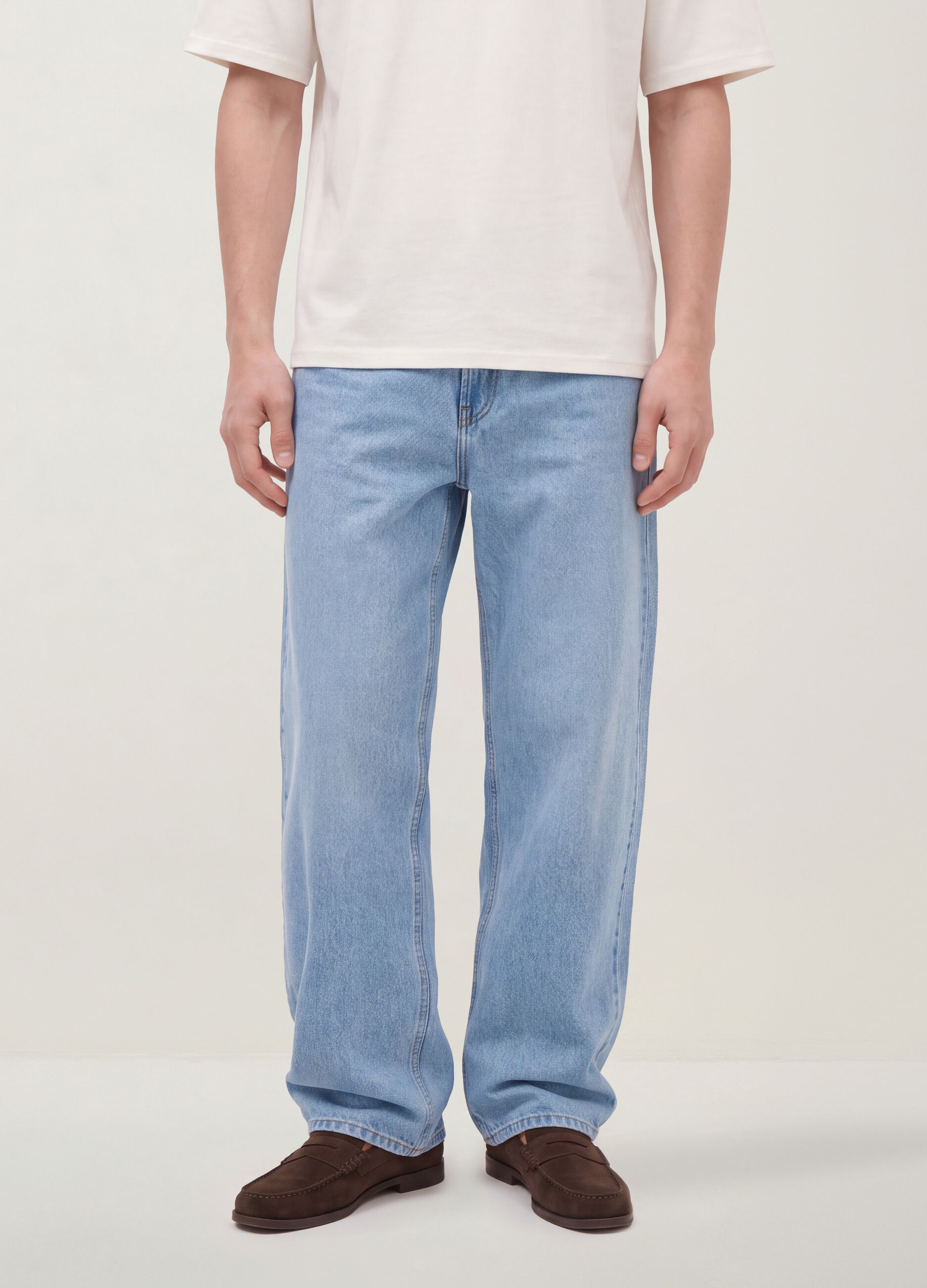 &Alpha;&nu;&omicron;&iota;&chi;&tau;ό &mu;&pi;&lambda;&epsilon; &tau;&zeta;&iota;&nu; wide leg &alpha;&pi;ό 100% &beta;&alpha;&mu;&beta;ά&kappa;&iota;