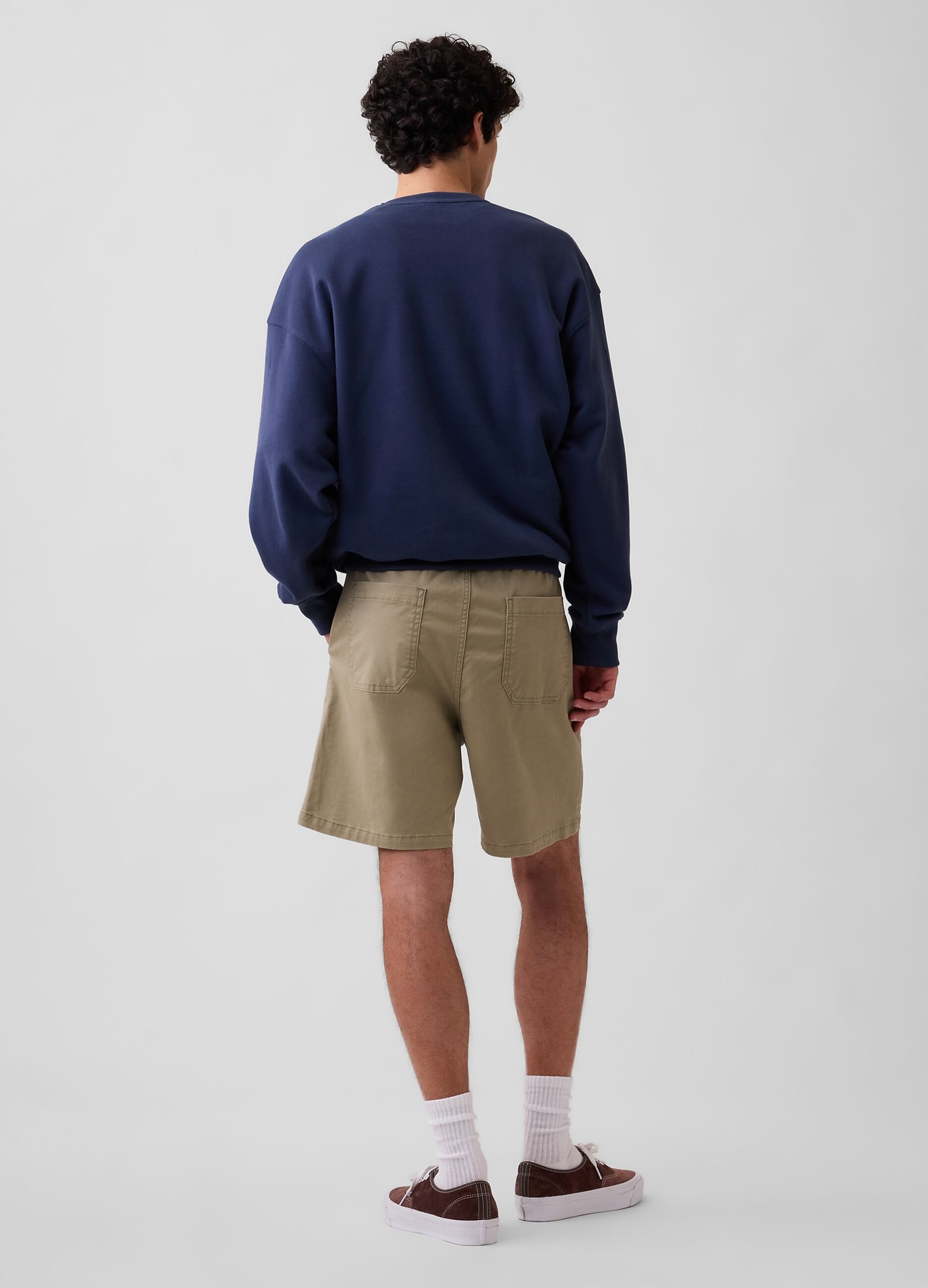 Shorts aus Stretch-Baumwolle