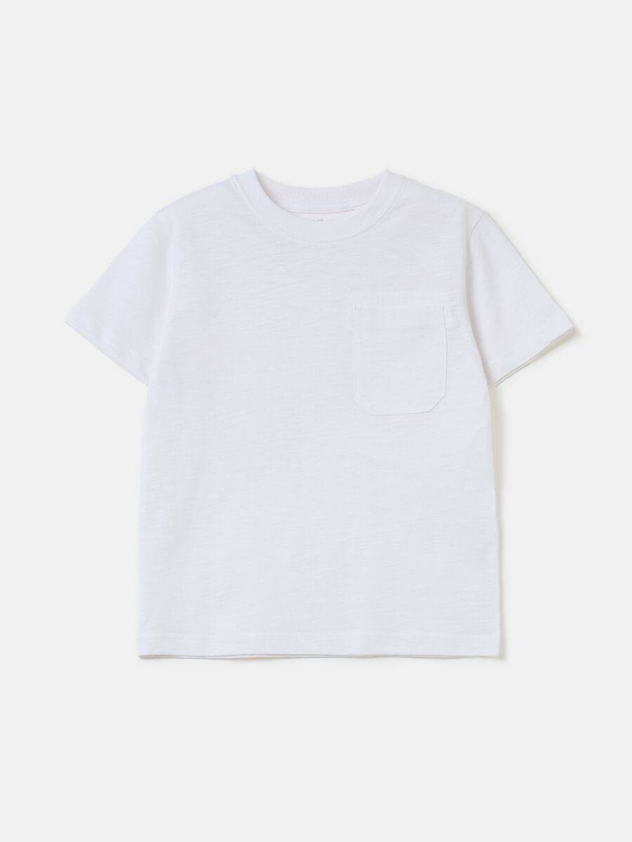 Camiseta de algodón con bolsillo_0
