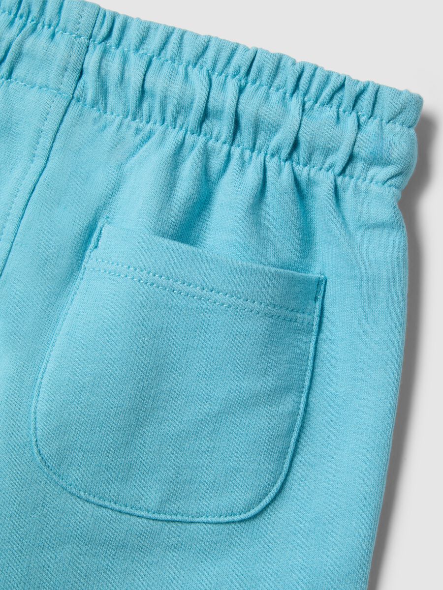 Blaue Regular Fit Shorts aus reiner Baumwolle f&uuml;r Jungen_3