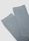 Lange hellblaue Socken aus elastischer Viskose_2
