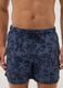 Blaue Badeshorts mit Seestern-Print_1