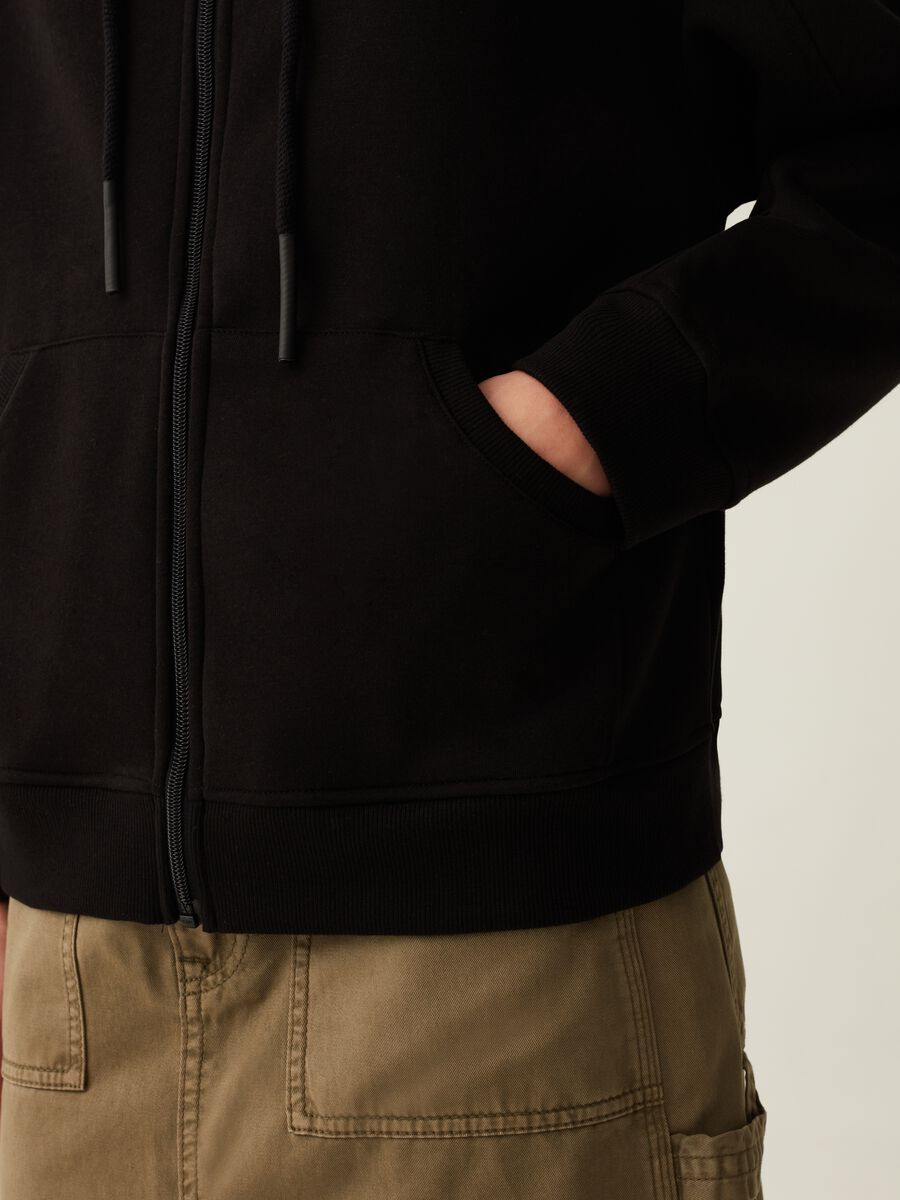 Full-zip plush hoodie_3