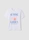 Wei&szlig;es T-Shirt aus reiner Baumwolle mit Blumenprint, Regular Fit_4