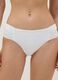 White stretch bikini bottoms with ruched details, regular fit_2